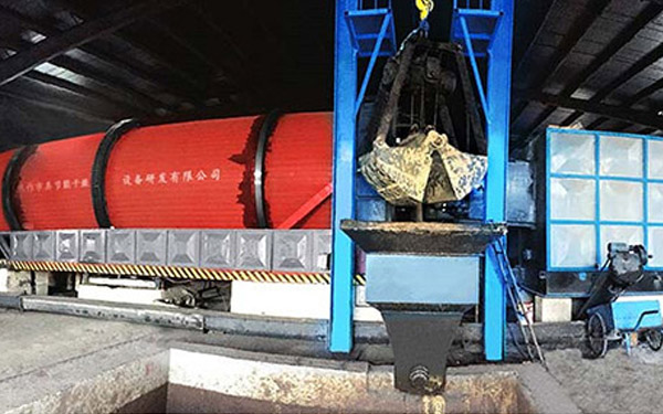 真節能藥渣烘干機現場 真節能藥渣烘干機現場